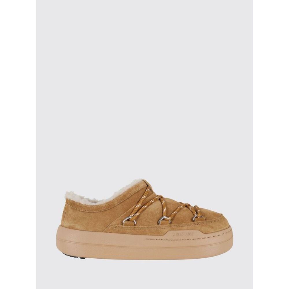 Moon Boot Flat Ankle Boot Woman Beige